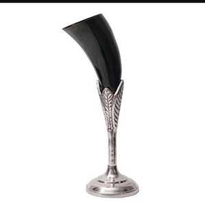 แก้วทรงเขาควายสไตล์ยุคกลางเหมาะสำหรับเจ้าบ่าวแก้วช็อตควายแท้สำหรับคนรักทุ่งหญ้า - Product Image 1