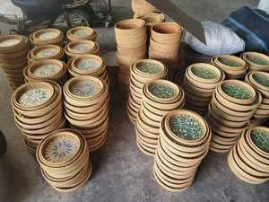 Top recherche plateau de service décor à la maison cadeaux uniques meilleur prix nacre incrusté bambou rotin plateau parfait bambou rotin - Product Image 4