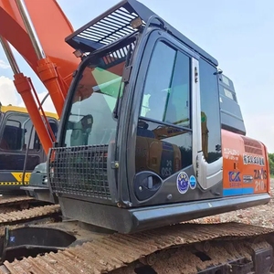 Mini-pelle Hitachi compatible ZX210 d'occasion avec chenilles en caoutchouc Pièce essentielle pour machines de construction - Product Image 3