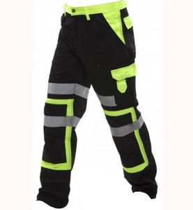 <b>Work</b> Cargo Men's Safety Trouser <b>Waterproof</b> High Visibility Reflective Customized Solid Color OEM Service Customized Logo - Product Image 3