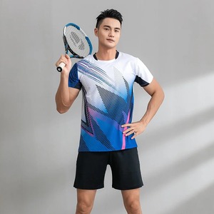 Jupe courte de tennis respirante de haute qualité dernier modèle uniformes de tennis pour hommes et femmes - Product Image 1