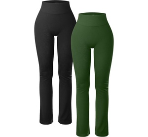 Pantalones de Yoga elásticos de cintura alta para mujer, ropa deportiva para gimnasio, mallas de Yoga de compresión sin costuras - Product Image 5