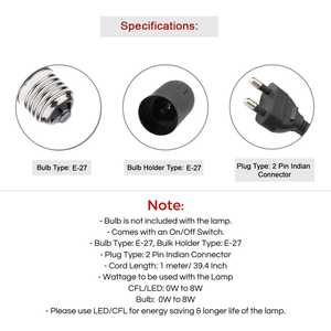 15.6 Inch Eco-Friendly <b>Metal</b> Table <b>Lamp</b> with Rectangle Shape for Diwali Decor - Product Image 5