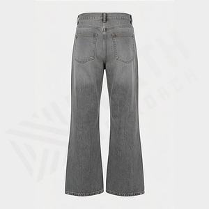Jeans slim fit pour homme de haute qualité, denim extensible, style confortable, pantalon évasé, vêtements de rue, mode, couleur personnalisée - Product Image 2