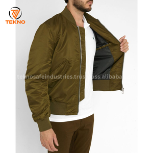 Última llegada de la calle de los hombres chaqueta de bombardero en la calidad superior de secado rápido transpirable mejor elegante chaquetas de bombardero servicio OEM - Product Image 3