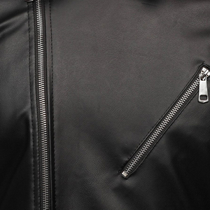 Chaqueta de Invierno para Hombre de Alta Calidad, Transpirable, de Lona y Cuero Genuino, con Cuello Alto, Ribete de Piel de Oveja, Bolsillos Modernos, Estilo Urbano - Product Image 6