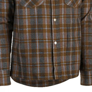 Chemise en flanelle épaisse avec col boutonné, deux poches à rabat sur le devant pour homme, pour la sécurité ou un usage décontracté, fabriquée sur mesure au Pakistan - Product Image 3