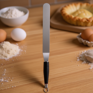 Espátula de Cocina de Acero Inoxidable PRECISION PASTRY IGINIO MASSARI de 20 cm, Negra y Acero 3500, Herramienta para Repostería - Product Image 3