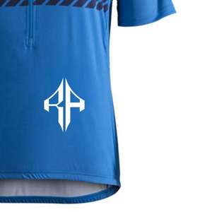 Venta al por mayor de camisetas de ciclismo sublimación para hombre con media cremallera 100% material de poliéster logotipo personalizado de alta calidad premium para hombre - Product Image 5