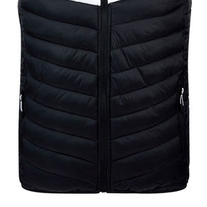 2025 chaleco acolchado sin mangas de lona informal para hombre invierno y otoño precio barato al por mayor con servicio OEM nuevo - Product Image 2