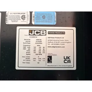 Groupe électrogène diesel industriel 100 kW avec sélecteur de tension rotatif, remorquable, pour usage commercial de secours - Product Image 5