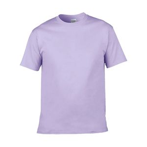 Camiseta de cuello redondo de algodón 100% de alta calidad, ropa de trabajo de manga corta, camiseta en blanco, camiseta publicitaria con logotipo Oem para hombres - Product Image 2