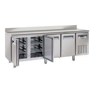 4-Door Splashback Refrigerated Table Display Freezers & Fridges Product Category - Product Image 1