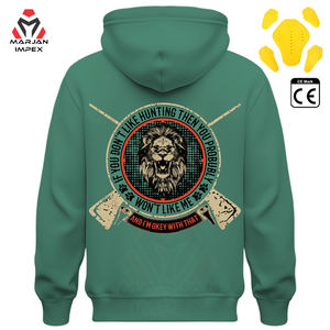 Sudadera con capucha de forro polar para motocicleta de invierno para hombre, diseñada para brindar comodidad y un estilo inspirado en la conducción, fabricada con forro polar grueso y cálido. - Product Image 1