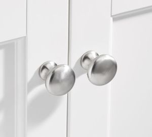 Premium Round <b>Knob</b> Satin Nickel New Design Modern <b>Knobs</b> Kitchen Floral Antique Dresser <b>Door</b> Cabinet Handmade <b>Decorative</b> Best - Product Image 5