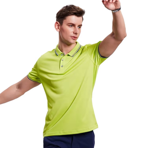 Summer Wear T-shirt respirant à séchage rapide avec logo personnalisé et patte boutonnée pour hommes coupe régulière col polo à manches courtes pour hommes - Product Image 4