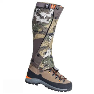 Polainas de pierna ajustables Deportes al aire libre Resistente al agua Transpirable Senderismo Caminar Escalada de montaña Raquetas de nieve Logotipo bordado - Product Image 5