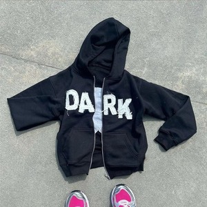 American Letter Printed Jacket High Streetwear Fashion Oversized Hoodie Women <b>Men</b> Punk Casual Harajuku Pullover Sweatshirt Top - Product Image 5