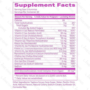 Gomitas de vitamina c para mujeres, gomitas prenatales de Etiqueta Privada, con hierro y ácido fólico, OEM ODM - Product Image 2