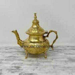 Dernière conception de théières décoratives de grande taille pour la maison et la cuisine, théières de qualité supérieure en métal pour restaurants et cafés - Product Image 2