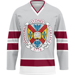 Maillot de hockey sur glace en polyester de conception personnalisée de qualité supérieure vêtements de sport chemises de hockey sur glace Bsci, vêtements de hockey pour jeunes et adultes - Product Image 1