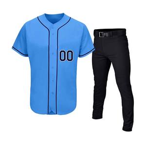 Meilleur design d'uniformes de baseball avec logo personnalisé Ensembles respirants du fabricant professionnel à prix compétitif - Product Image 1