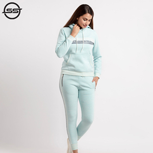 Conjunto Deportivo Informal con Capucha, Sudadera y Pantalones Deportivos, Cómodo para Uso Diario, Trajes Deportivos para Mujer 100% - Product Image 2