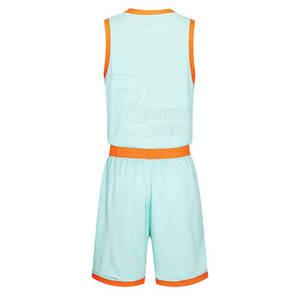 Uniforme de baloncesto de equipo deportivo de diseño personalizado de talla grande del fabricante, transpirable y MOQ bajo, técnicas impresas para la temporada de verano - Product Image 2