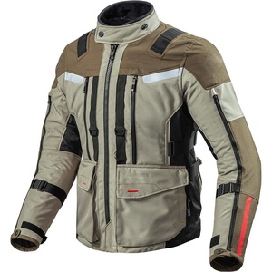 Chaqueta de armadura de moto de cuero de talla grande de alta calidad, equipo de seguridad impermeable transpirable para montar con protección de armadura corporal - Product Image 1
