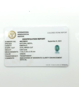 Venta al por mayor Mejor Precio de piedra natural 7.10X5.20MM corte ovalado esmeralda de Zambia piedra preciosa suelta en el proveedor del fabricante de fábrica - Product Image 5