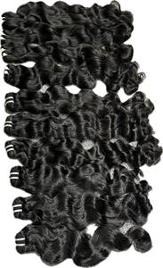 Vente en gros d'extensions de cheveux humains vierges 100% diverses couleurs de trame de vague naturelle article le plus chaud grande disponibilité de stock HD inclus - Product Image 4