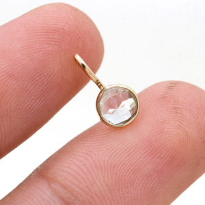 Colgante de Amatista Verde con Forma Geométrica Natural, Chapado en Oro Amarillo de 14k, Hecho a Mano, para Mujer, Certificado por GIA - Product Image 4