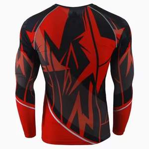 MMA de secado rápido transpirable de manga larga Anti-UV compresión Rash Guard alta elasticidad deportes al aire libre entrenamiento Top - Product Image 2