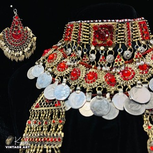 สร้อยคอทำมือจากลูกปัดโลหะผสมทองแดง สไตล์โบฮีเมียน วินเทจ ดั้งเดิม สำหรับผู้หญิง งานปาร์ตี้ งานเทศกาล - Product Image 5