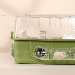 Jaula Grande de Plástico Transparente de Lujo para Hámster con Bandeja de Plástico - Product Image 6