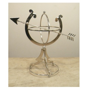 Black Powder Coated Metal World Globe With Base For Home Office <b>Table</b> <b>Top</b> <b>Decorative</b> - Product Image 6