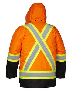 Veste de sécurité ultime haute visibilité Veste de travail réfléchissante Bright Guard Veste de sécurité de travail à visibilité durable fabriquée au Pakistan. - Product Image 2