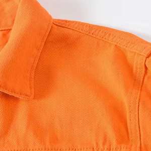 Vente en gros veste vierge de haute qualité pour hommes, veste en jean noir à manches longues et à un bouton, nouveaux modèles personnalisés, veste pour hommes - Product Image 3