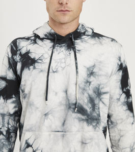 Logo personnalisé logo personnalisé survêtement hommes haute qualité Tie-Dye survêtements tenues d'hiver 2 deux pièces ensemble hommes - Product Image 4