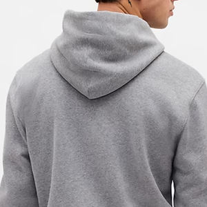 Collection d'hiver Sweat-shirt pour homme Matière polaire respirante avec cordon de serrage Conception de logo personnalisée avec manches longues Prix ​​abordable - Product Image 5