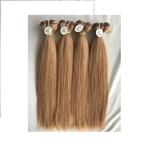 มัดผมตรงเหมือนเส้นผมคนบราซิลสำหรับต่อผมตรงยาว20 "ทำจากหนังกำพร้าขายส่ง - Product Image 1