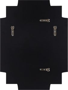 Gương treo tường truyền thống 18x24 bằng đồng, gương trang trại trang trí với hình học lồng vào nhau thanh lịch với cấu hình mỏng - Product Image 5