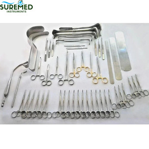 Kit d'instruments chirurgicaux pour laparotomie de 104 pièces pour interventions chirurgicales abdominales, procédures générales et utilisation en salle d'opération - Product Image 2
