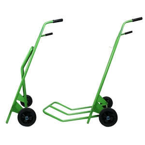 Porte-bagages robuste avec chariot à plateforme pliable et déplaceurs pour le transport de sacs - Product Image 2