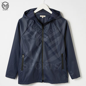 Chaqueta cortavientos deportiva de alta calidad para hombre, chaqueta impermeable de nuevo diseño para invierno con cuello levantado y decoración bordada - Product Image 4