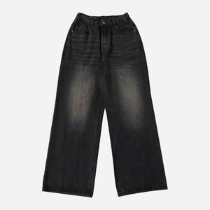 Jeans à jambes larges en denim, style streetwear décontracté, pantalon baggy pour hommes, style hip-hop, multi-poches, jeans pour grands garçons - Product Image 6