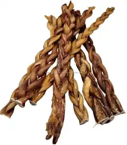 New look design dog chew best quality 100% natural chew bully stick For dog treat food From Falak World Export