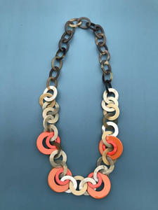 Conjunto de collar de cuerno de búfalo ecológico, accesorios de joyería hechos a mano para mujer, artesanías de lujo - Product Image 3