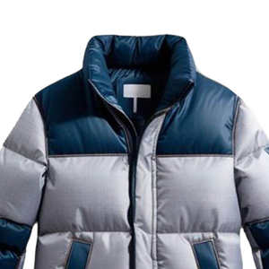 Doudounes grande taille brillant solide coton chaud surdimensionné décontracté hommes doudoune - Product Image 3