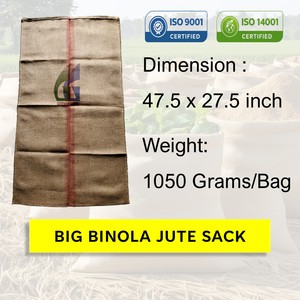 Ready Stock 47.5 X 27.5 Inch 1050g Big Binola Food Grade New Bangladeshi Jute Sacks Wholesale Supplier Goodman Global Bangladesh - Product Image 2